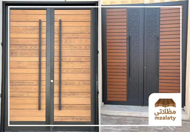 تلبيس ابواب, تلبيس ابواب الخشب, أبواب حديد تلبيس خشب