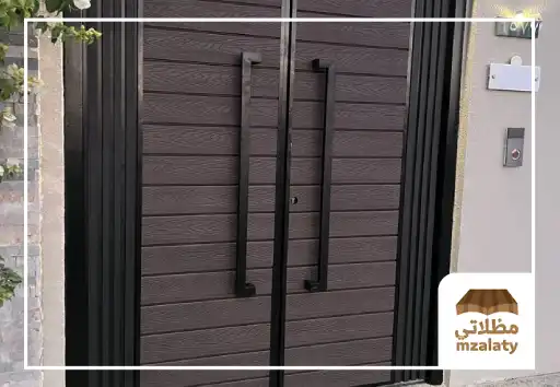 تلبيس أبواب الحديد, تلبيس ابواب الحديد خشب, تلبيس ابواب الخشب المنيوم