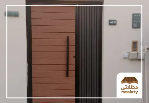 تلبيس أبواب الحديد, تلبيس ابواب الحديد خشب, تلبيس ابواب الخشب المنيوم