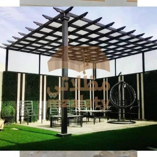 مظلات خشبية مودرن